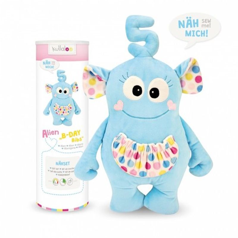 Kullaloo sysett Alien blå med prikker