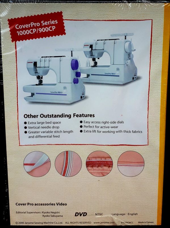 Janome CoverPro accessories 