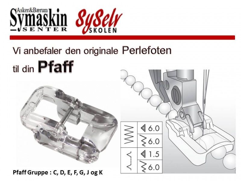 Pfaff Perlefot 4mm