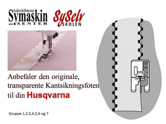 Hovedbilde Husqvarna kantstikningsfot ...