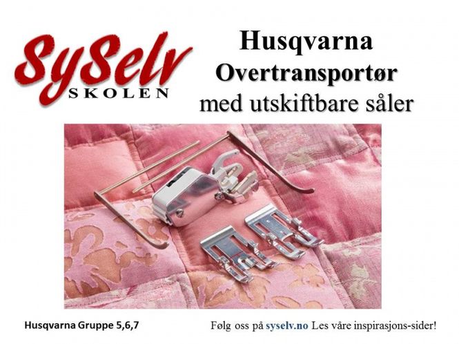 Hovedbilde Husqvarna overtransportør med ...
