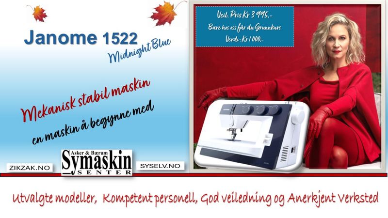 Janome 1522 Midnighte Blue